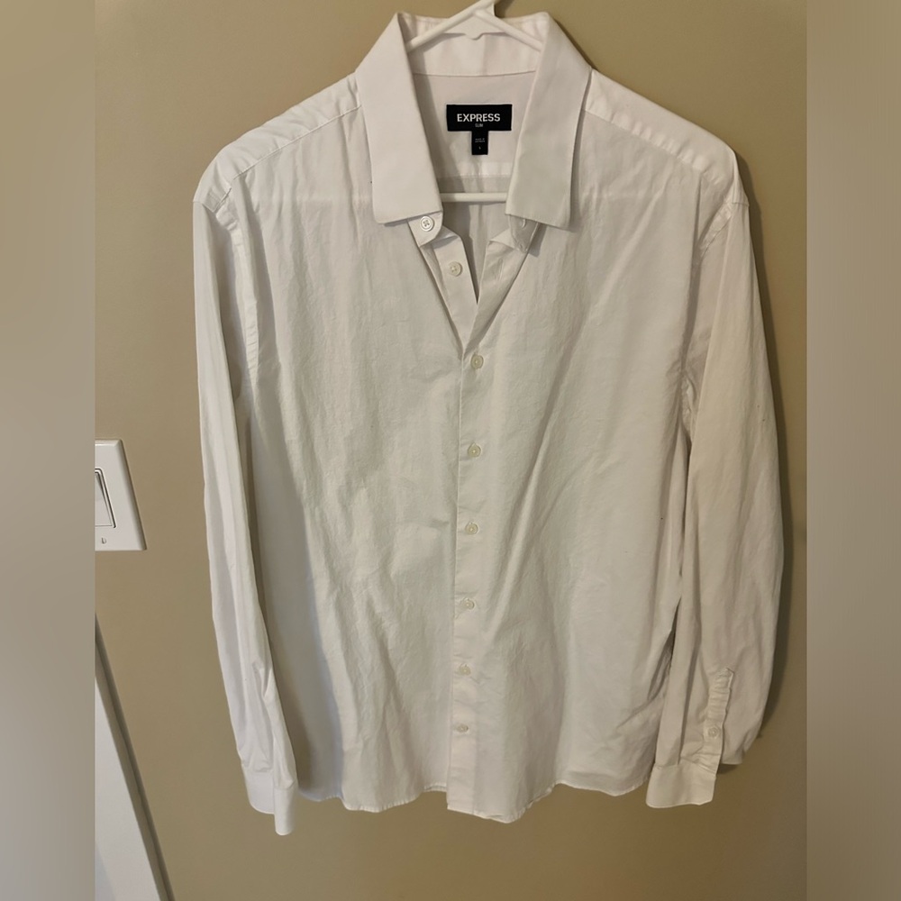 Mens Express button up size Large